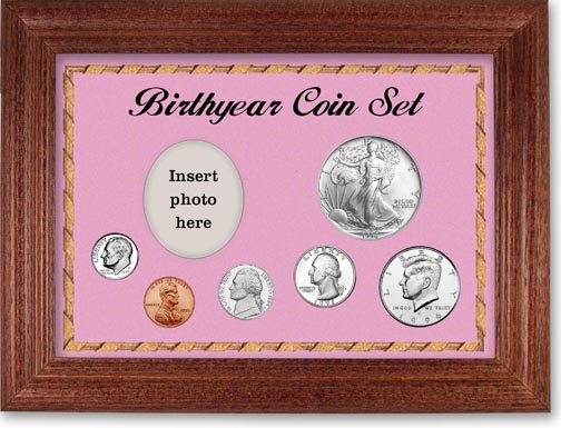 1996 Birth Year Deluxe Gift Set with a pink background and cherry frame MAIN