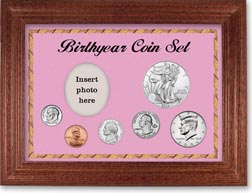 2004 Birth Year Deluxe Gift Set with a pink background and cherry frame THUMBNAIL