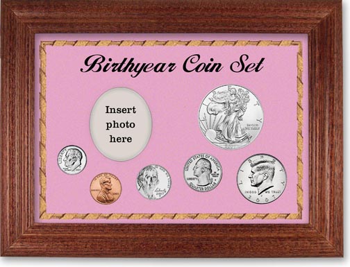 2007 Birth Year Deluxe Gift Set with a pink background and cherry frame LARGE