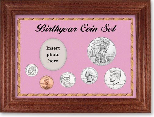 2013 Birth Year Deluxe Gift Set with a pink background and cherry frame LARGE
