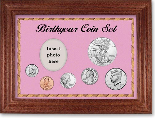 2019 Birth Year Deluxe Gift Set with a pink background and cherry frame MAIN