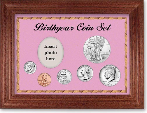 2021 Birth Year Deluxe Gift Set with a pink background and cherry frame LARGE
