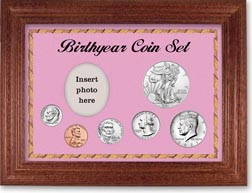 2021 Birth Year Deluxe Gift Set with a pink background and cherry frame THUMBNAIL