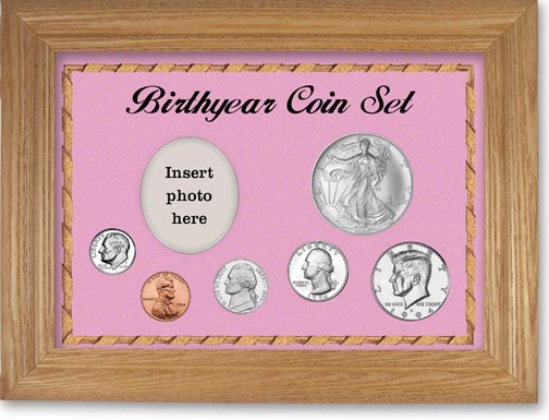 1994 Birth Year Deluxe Gift Set with a pink background and wheat frame MAIN