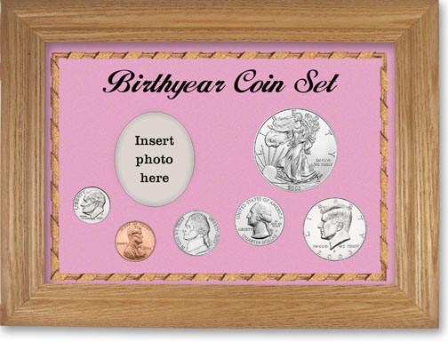 2003 Birth Year Deluxe Gift Set with a pink background and wheat frame LARGE