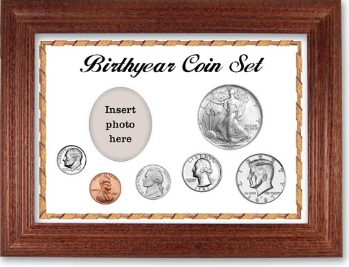 1987 Birth Year Deluxe Gift Set with a white background and cherry frame MAIN