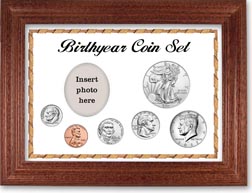 Birth Year Deluxe Gift Set with a white background and cherry frame THUMBNAIL