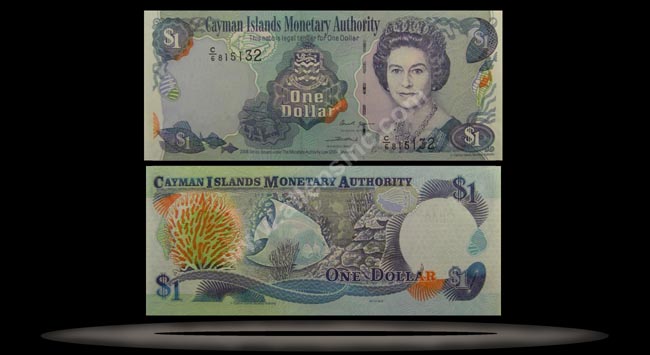 Cayman Islands Banknote, 1 Dollar, 2006, P#33a MAIN