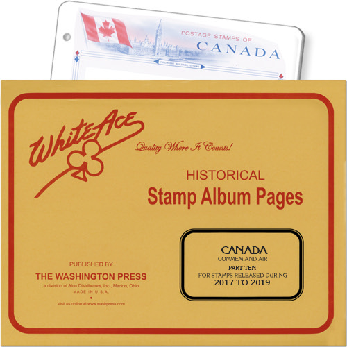 White Ace Album Pages - Canada Commemoratives, Part 10, 2017-2019 MAIN