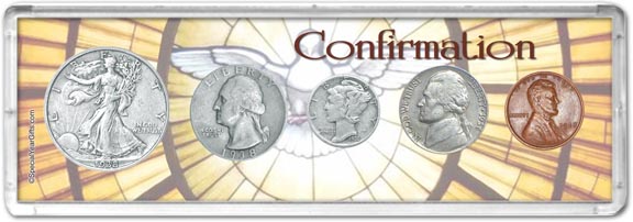 1938 Confirmation Coin Gift Set LARGE