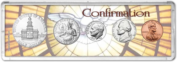 1976 Confirmation Coin Gift Set LARGE