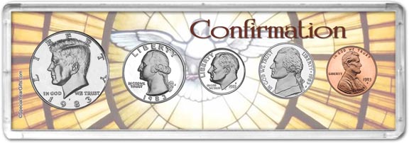 1983 Confirmation Coin Gift Set LARGE