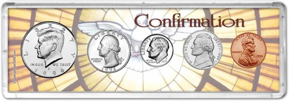 1996 Confirmation Coin Gift Set LARGE
