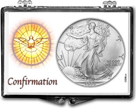 1992 Confirmation American Silver Eagle Gift Display LARGE