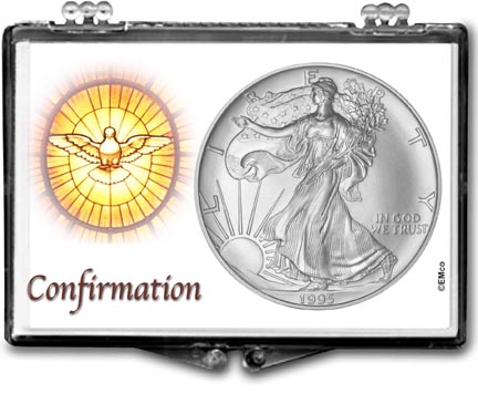 1995 Confirmation American Silver Eagle Gift Display MAIN
