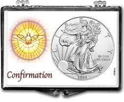 2008 Confirmation American Silver Eagle Gift Display THUMBNAIL