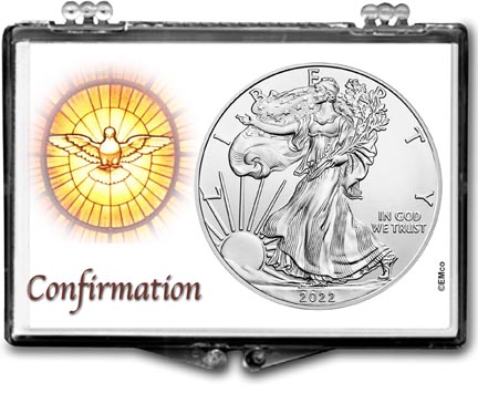 Confirmation American Silver Eagle Gift Display LARGE