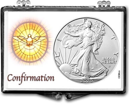 Confirmation American Silver Eagle Gift Display LARGE