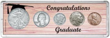 1934 Congratulations Graduate Coin Gift Set THUMBNAIL