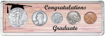 1935 Congratulations Graduate Coin Gift Set THUMBNAIL
