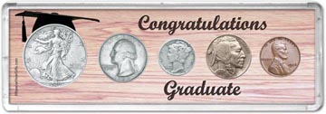 1936 Congratulations Graduate Coin Gift Set THUMBNAIL