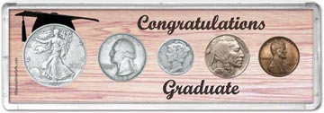 1937 Congratulations Graduate Coin Gift Set THUMBNAIL