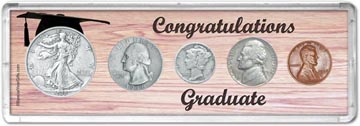 1938 Congratulations Graduate Coin Gift Set THUMBNAIL