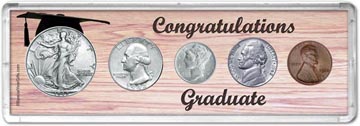 1942 Congratulations Graduate Coin Gift Set THUMBNAIL