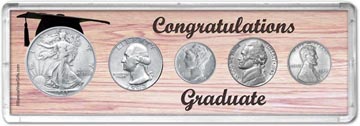 1943 Congratulations Graduate Coin Gift Set THUMBNAIL