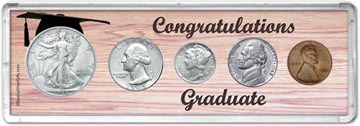 1945 Congratulations Graduate Coin Gift Set THUMBNAIL
