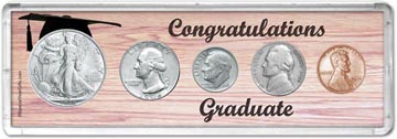 1946 Congratulations Graduate Coin Gift Set THUMBNAIL