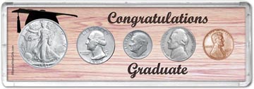 1947 Congratulations Graduate Coin Gift Set THUMBNAIL
