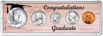 1967 Congratulations Graduate Coin Gift Set THUMBNAIL