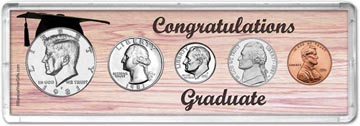 1981 Congratulations Graduate Coin Gift Set THUMBNAIL