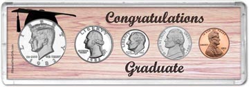 1982 Congratulations Graduate Coin Gift Set THUMBNAIL