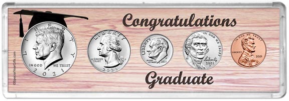 2021 Congratulations Graduate Coin Gift Set LARGE