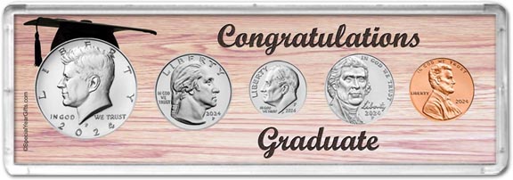 2024 Congratulations Graduate Coin Gift Set LARGE