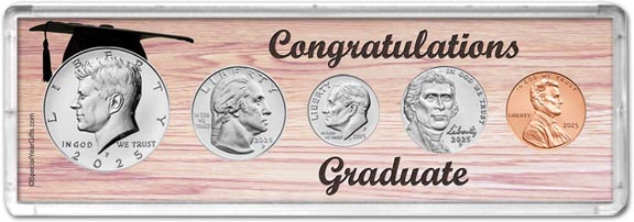 2025 Congratulations Graduate Coin Gift Set LARGE