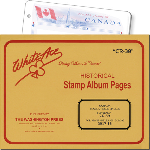 White Ace Supplement - Canada Regular Issues, 'CR39', 2017-2018 MAIN
