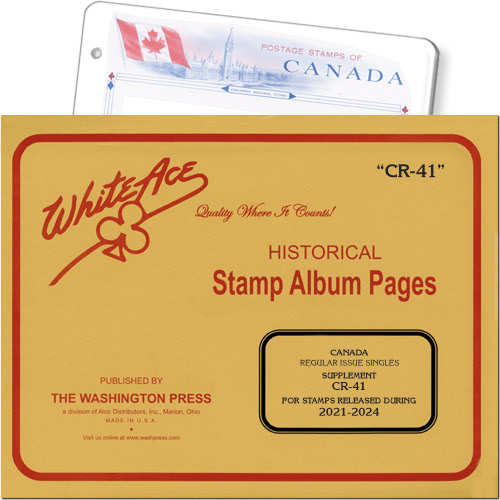 White Ace Supplement - Canada Regular Issues, 'CR41', 2021-2024 MAIN