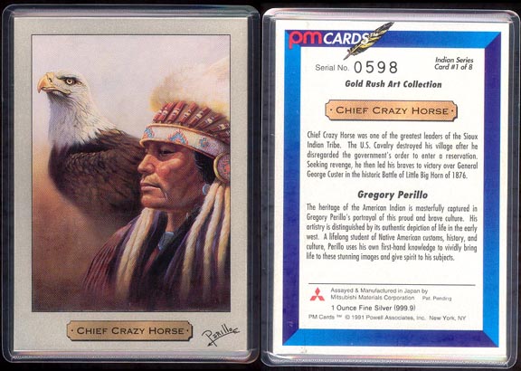 Chief Crazy Horse by Gregory Perillo' Art Bar. MAIN
