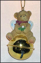Angel Jingle Bell, Cherished Teddies Ornament #0000835 MAIN