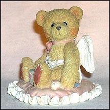 Cupid Baby Girl On Pillow - Little Bundle Of Joy, Cherished Teddies Figurine #103659G MAIN
