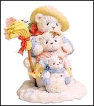 Adam, Claire And Kristy - From Big To Small, Our Family Has It All, Cherished Teddies Figurine #104066 MAIN