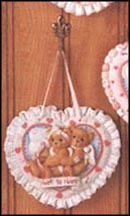 Wall Hanging - Heart To Heart, Cherished Teddies Plaque #104116H MAIN