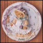 Faith, Cherished Teddies Plaque #104140A MAIN
