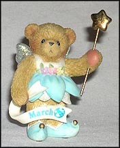Little Twinkles - March, Cherished Teddies Figurine #105388 MAIN