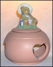 Leah - Tea Light, Cherished Teddies Candle Holder #111601 MAIN