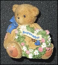 Sparkling Hearts - September, Cherished Teddies Figurine #111891 MAIN
