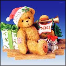 Gerard - Welcome All The Sounds Of The Season, Cherished Teddies Figurine #112391 MAIN